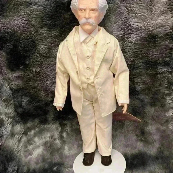 HOST PICK!!! Vintage Mark Twain Doll with  tag - Picture 6 of 16